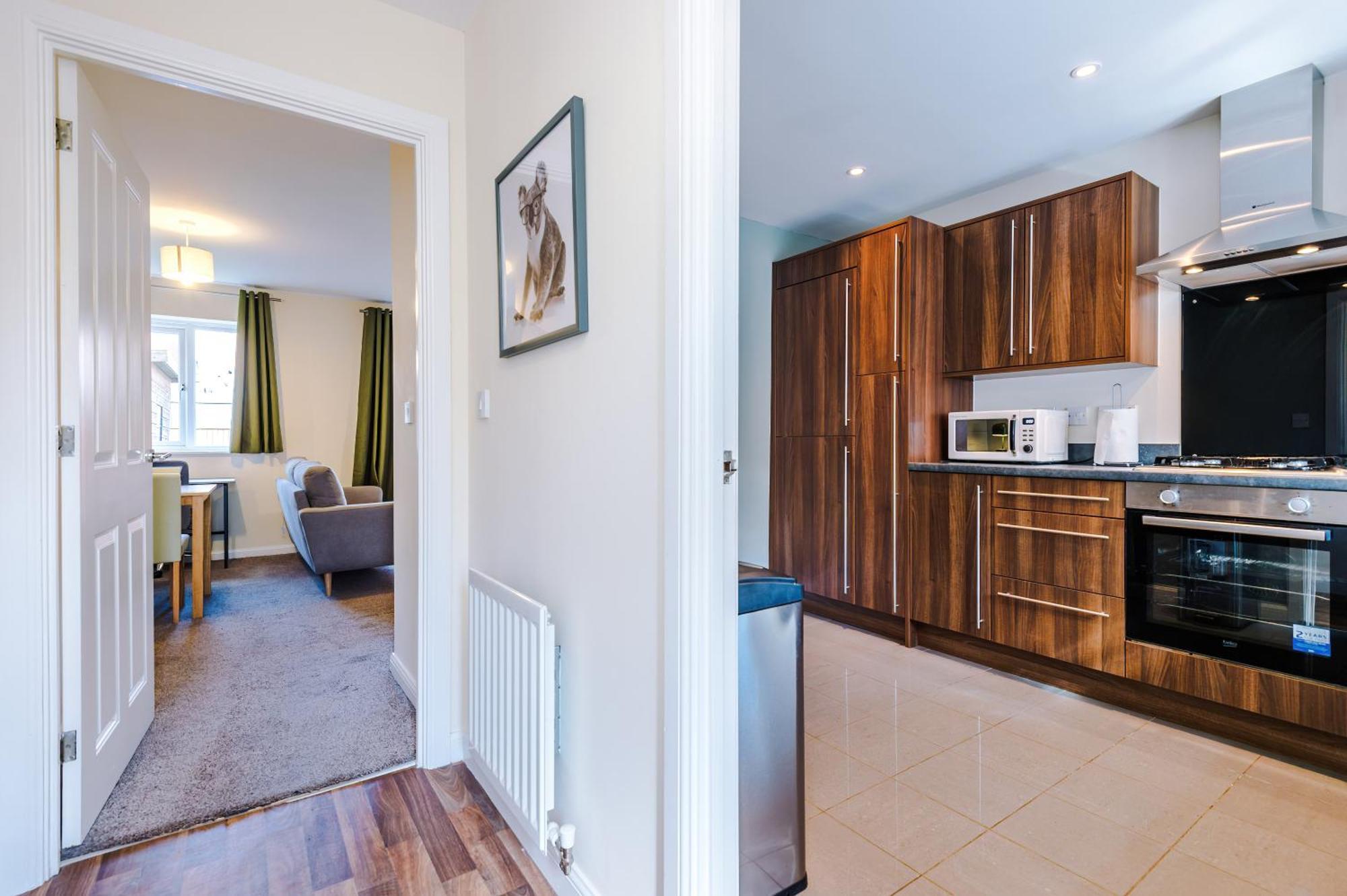 Villa Modern Semi Detached In A Quiet Location, Driveway Parking à Ewloe Extérieur photo